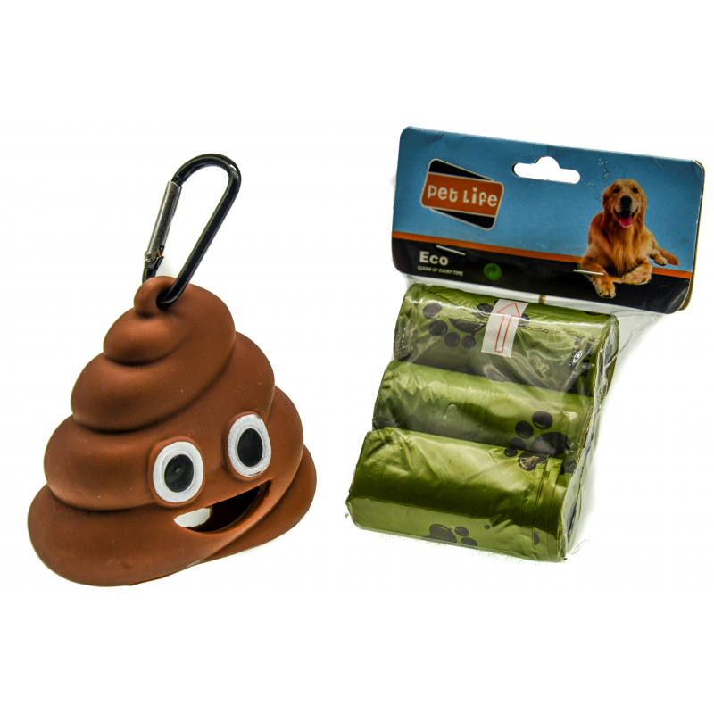 Poo emoji poo bag dispenser