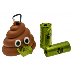 Poo emoji poo bag dispenser