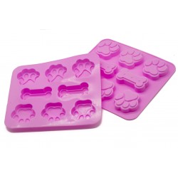 Silicon Paw and Bone Moulds (2 Pack)