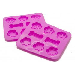 Silicon Paw and Bone Moulds (2 Pack)